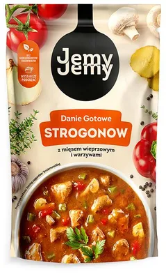 Produktbild von Gulasch nach Stroganoff Art 360g - Fertiggericht Gulaschtopf - JemyJemy
