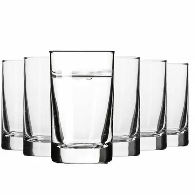 Produktbild von KROSNO 6x 50ml CLASSIC Gläser für Wodka, Tequila, Shot, Kristallglas