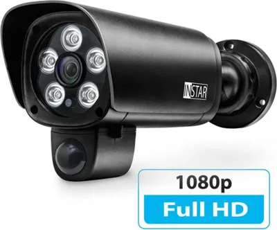 Produktbild von INSTAR IN-9008 Full HD 2MP WLAN-IP-Außenkamera, Schwarz