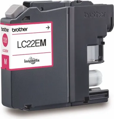 Produktbild von Brother LC22EM - Sehr hohe Ergiebigkeit - Magenta - original - Tintenpatrone - für Brother MFC-J5920DW