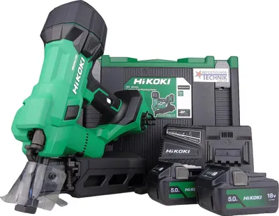 Image de Hikoki cloueur de toiture sans fil NV1845DA 25-45mm 18V 2x BSL1850MA pour clous de toiture HSC4