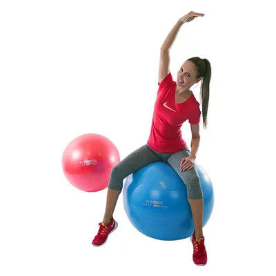 Produktbild von Christopeit Christopeit - Gymnastikball 75cm inkl. Pumpe - Blau