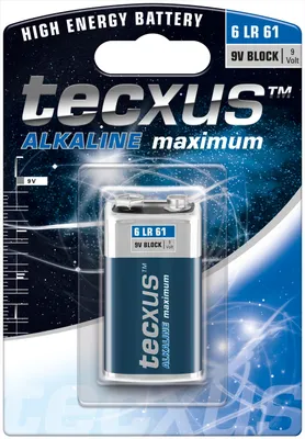 Produktbild von tecxus Batterie Alkaline 9V-Block