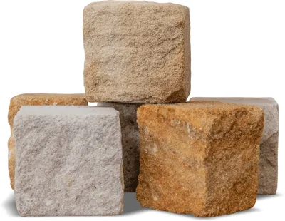 Produktbild von Galamio Sandsteinpflaster 6/8 » gesägt & gebrochen « 1000kg