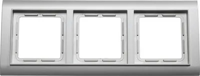 Produktbild von ROTH LANGE 53924 Abdeckrahmen 3-fach Primo aluprimo