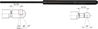 Produktbild von METZGER 2110356 Gasfeder Heckklappendämpfer für SAAB 9-5 (YS3E) 280mm