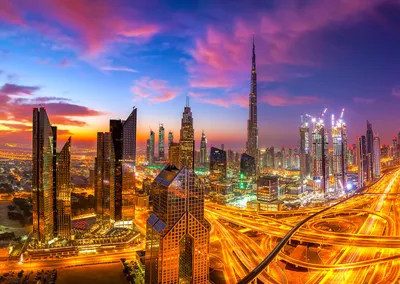 Productafbeelding van ENJOY Puzzel: Zonsopgang in Dubai, 1000 stukjes