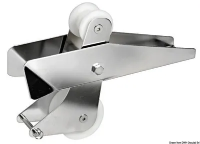 Image de Osculati Seesaw Bow Roller SS AISI316 14 kg Accessoire d'amarrage de navire