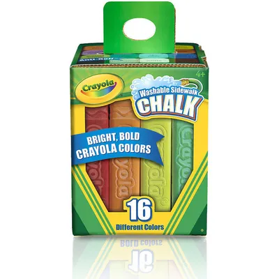 Produktbild von Crayola eckige Straßenkreide, 16 Stück