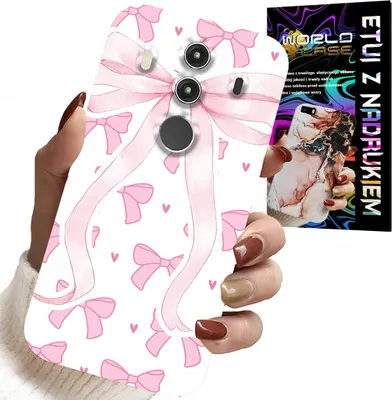 Immagine prodotto di Custodia Per Huawei Mate 10 Pro - Custodia Con Nastri Rosa E Design Alla Moda