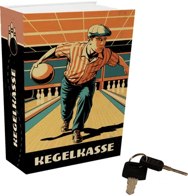 Produktbild von Kegelkasse Booksafe im Vintage look