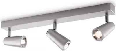 Produktbild von Philips myLiving Spot 564634816, Strahler Oberflächenbeleuchtung, 3 Glühbirne(n), 2700 K, 220-240 V, Aluminium