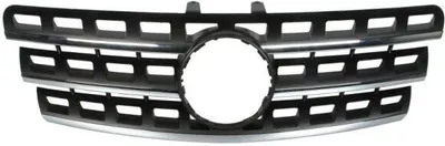 Produktbild von BLIC 6502-07-3538994P Kühlergrill Frontgrill passend für MERCEDES-BENZ M-Klasse (W164) Chrom Schwarz