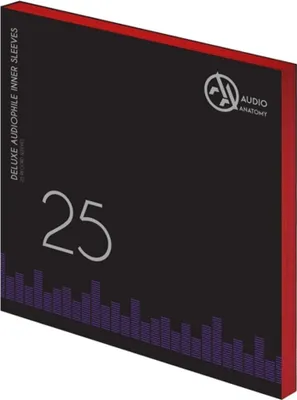Produktbild von Various: 25x 12" Deluxe Audiophile Antistatic Inner Sleeves (Red) -   - (Vinyl / Zubehör)