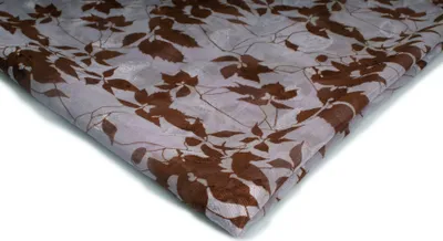 Obrázek produktu pro Šifon s potiskem, vzor 9, fialová 50 x 150 cm