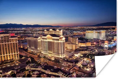 Produktbild von MuchoWow® Poster Las Vegas - Beleuchtung - Abend 30x20 cm - Plakate - Print