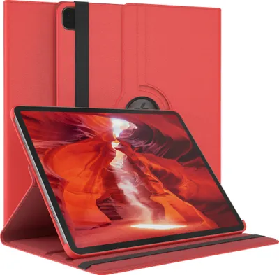 Produktbild von EAZY CASE - Tablet Hülle für Apple iPad Pro 12,9" (2021) Schutzhülle, Tablet Case 360° drehbar in Rot