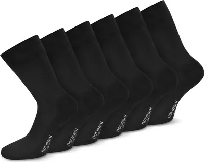 Produktbild von normani 6 Paar Komfortsocken mit Softrand und Frotteesohle