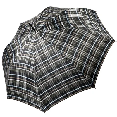 Produktbild von Jasch Regenschirm Stockschirm Damen Herren Karo Automatik Windproof Fiberglas