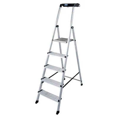Immagine prodotto di KRAUSE Secury MultiGrip Stehleiter 1x5 Stufen