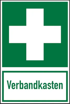 Produktbild von Dreifke® Rettungszeichen, Kombischild Verbandkasten | PVC langnachleuchtend |...