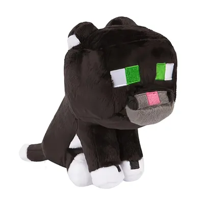 Produktbild von Minecraft Schwarze Katze Plüschtier 23cm