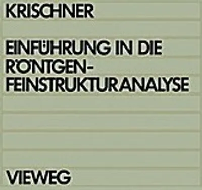 Obrázek produktu pro Einführung in die Röntgenfeinstrukturanalyse