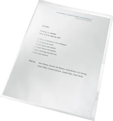 Image de Leitz Sichthülle re:cycle 40010003 A4 PP farblos 100 St./Pack.