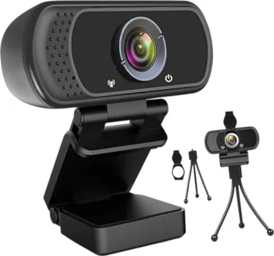 Zdjęcie produktu dla Tolulu Kamerka Internetowa 1080P Full Hd 30Kl/S Usb 2.0 Statyw Mikrofon