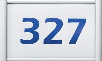 Produktbild von Türschild Silver, 60 x 36 mm, 1 Profil