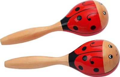 Obrázek produktu pro Dřevěné maracas Goki „Berušky“ pro děti