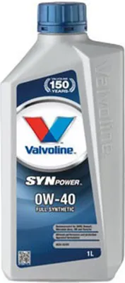 Produktbild von Valvoline SynPower für 0W-40 1 Liter Motoröl Motorenöl Longlife-01 226.5 229.3 229.5 RN0700 RN0710 502 00 505 00 WSS-M2C937-A Öl