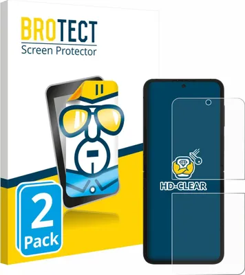 Produktbild von 2x Für Samsung Galaxy Z Flip 7 FE Schutzfolie BROTECT Displayschutz Display Schutz Folie Klar Transparent