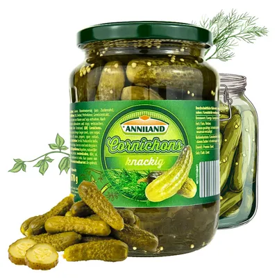 Produktbild von ANNILAND Cornichons 1 x 670g Gürkchen - Gewürzgurken