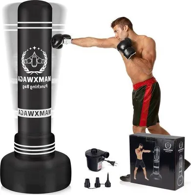 Obrázok produktu pre Boxovací vak 180 cm pre dospelých a mládež, ťažký, s pumpou