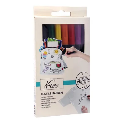 Produktbild von Markery do tkanin 8 kolorów w opakowaniu