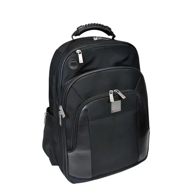 Image de Monolith Laptop Backpack 15.6 " - Sac à dos multifonctions - noir - Nylon Body - 398 mm de hauteur x 310 mm de largeur x 65 mm de profondeur