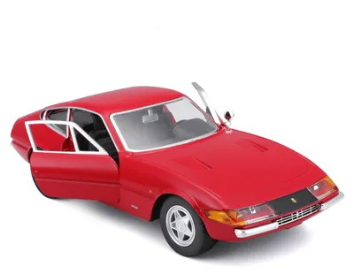 Produktbild von Bburago 18-26511 - Modellauto - Ferrari 365 GTB4 (rot, Maßstab 1:24)