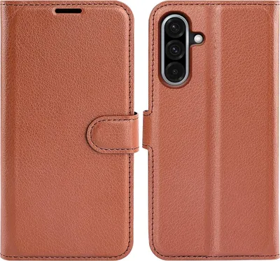 Produktbild von Samsung Galaxy A36 / A56 Hülle - Coverup Klapphülle - Braun