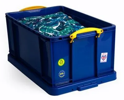 Obrázok produktu pre Really Useful Aufbewahrungsbox 64.0 l blau 71.0 x 44.0 31.0 cm