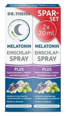 Image de Dr. Theiss Melatonin Einschlaf-Spray Plus Extrait de passiflore, de houblon et de valériane, solution 40 ml