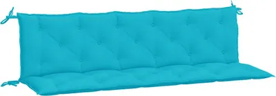 Produktbild von vidaXL Gartenbank-Auflagen 2 Stk. Türkis Oxford-Gewebe