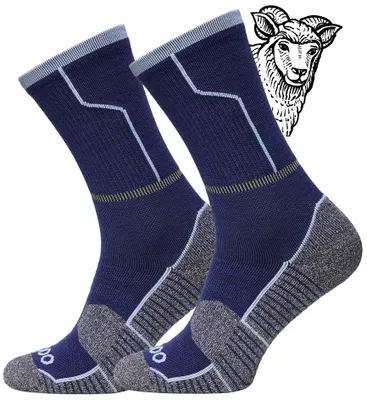 Produktbild von TODO Merino Fahrradsocken Herren Winter. Rennrad Socken Herren Winter Merino Radsocken Fahrradsocken Warme Rennrad Socken (Blue Moon 43-46)