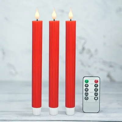 Image de INF Bougies LED sans Flamme à Télécommande avec Effet Goutte d'Eau - Lot de 6