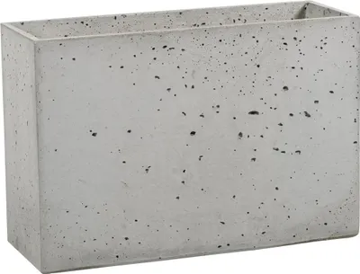 Zdjęcie produktu dla Donica Betonowa Zewnętrzna Na Dwór Z Otworami Zadora LINEA M 60x22x40 szary naturalny