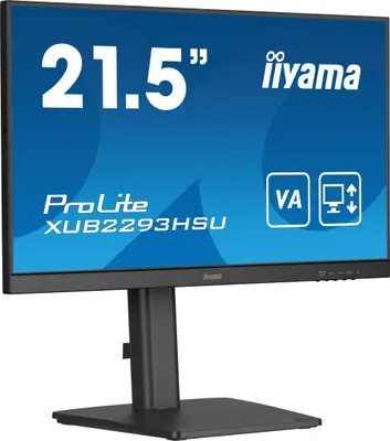 Produktbild von iiyama ProLite XUB2293HSU-B7, 54,6 cm (21.5"), 1920 x 1080 Pixel, Full HD, LED, 1 ms, Schwarz