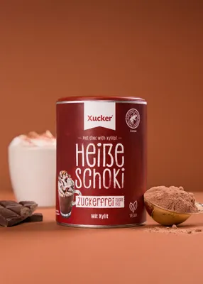 Produktbild von Xucker heiße Schokolade zuckerfreie Trinkschokolade mit Xylit 200g