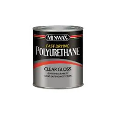Produktbild von Minwax Fast-Drying Polyurethane Polyurethan-Holzlack – schnell trocknend, transparent, für Innen  946ml GLOSS
