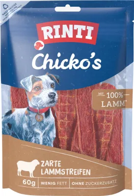 Immagine prodotto di Rinti 170gx9 Strisce di agnello Chicko