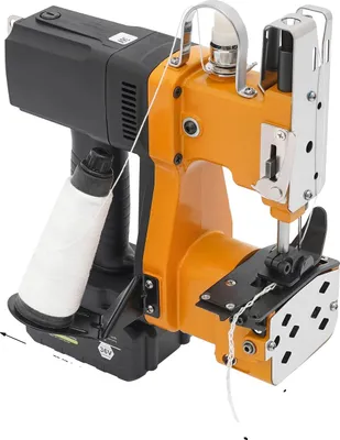 Produktbild von Beutelverschlussmaschine, verstellbare Stichlänge, 2600 Stiche/Min, batteriebetrieben, Gelb, M